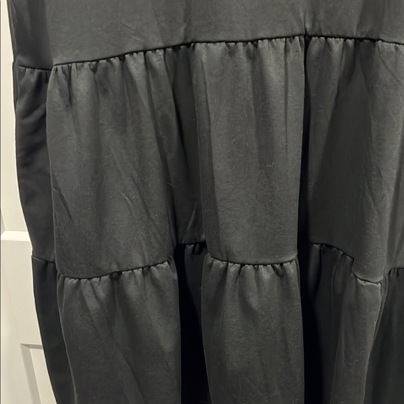 Nautica Black and White Sleeveless Tiered Sundress - Picture 5 of 6